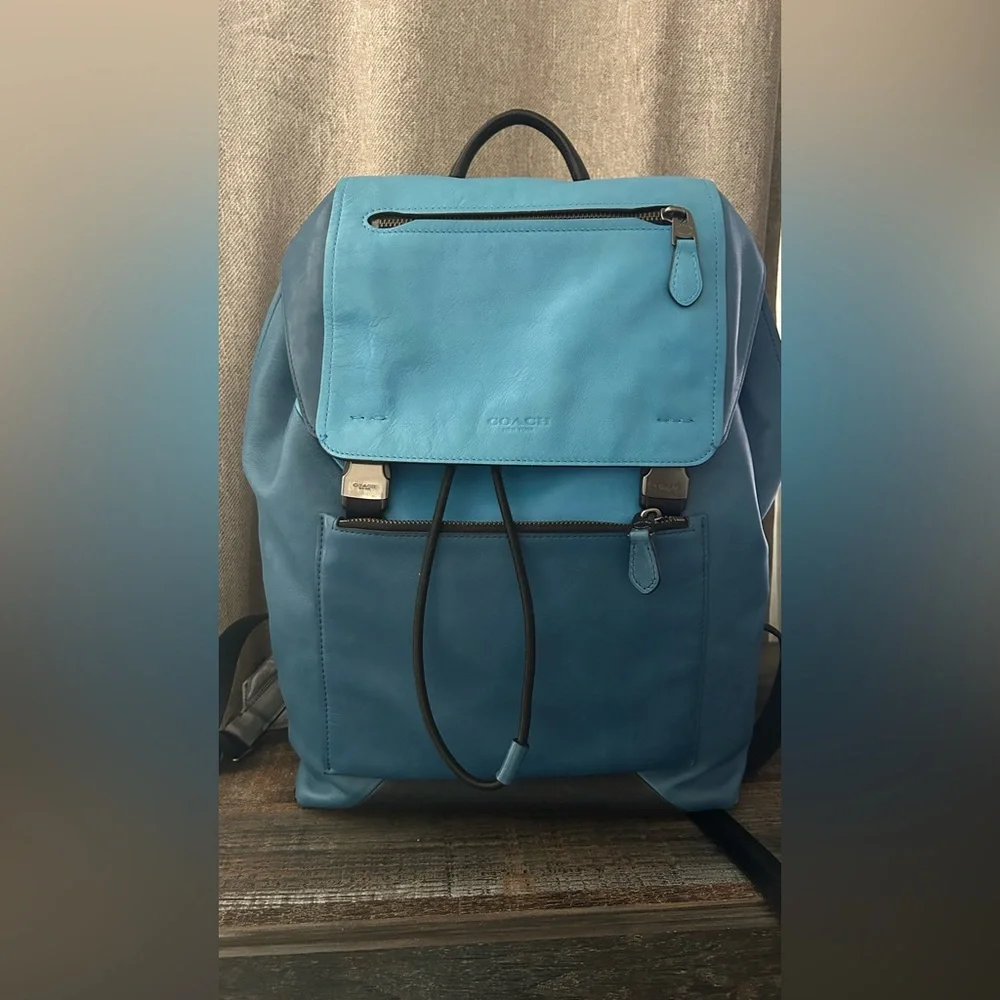 COACH MANHATTAN BACKPACK IN SPORT CALF LEATHER (COACH 72162) - Picture 1 of 10